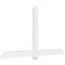 Ekena Millwork Eugene Architectural Grade PVC Gable Bracket, 96"W x 52"H x 2"D x 6"F, 13/12 Pitch GBP096X52X0206EUG00 - alternate 1